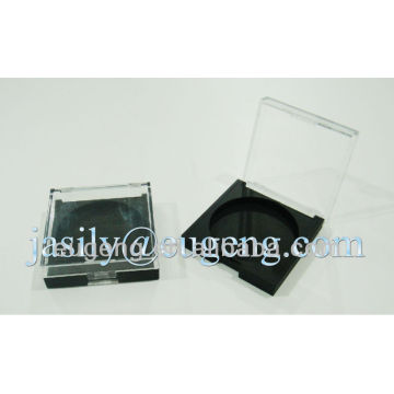 single eyeshadow compact case with transparent lid